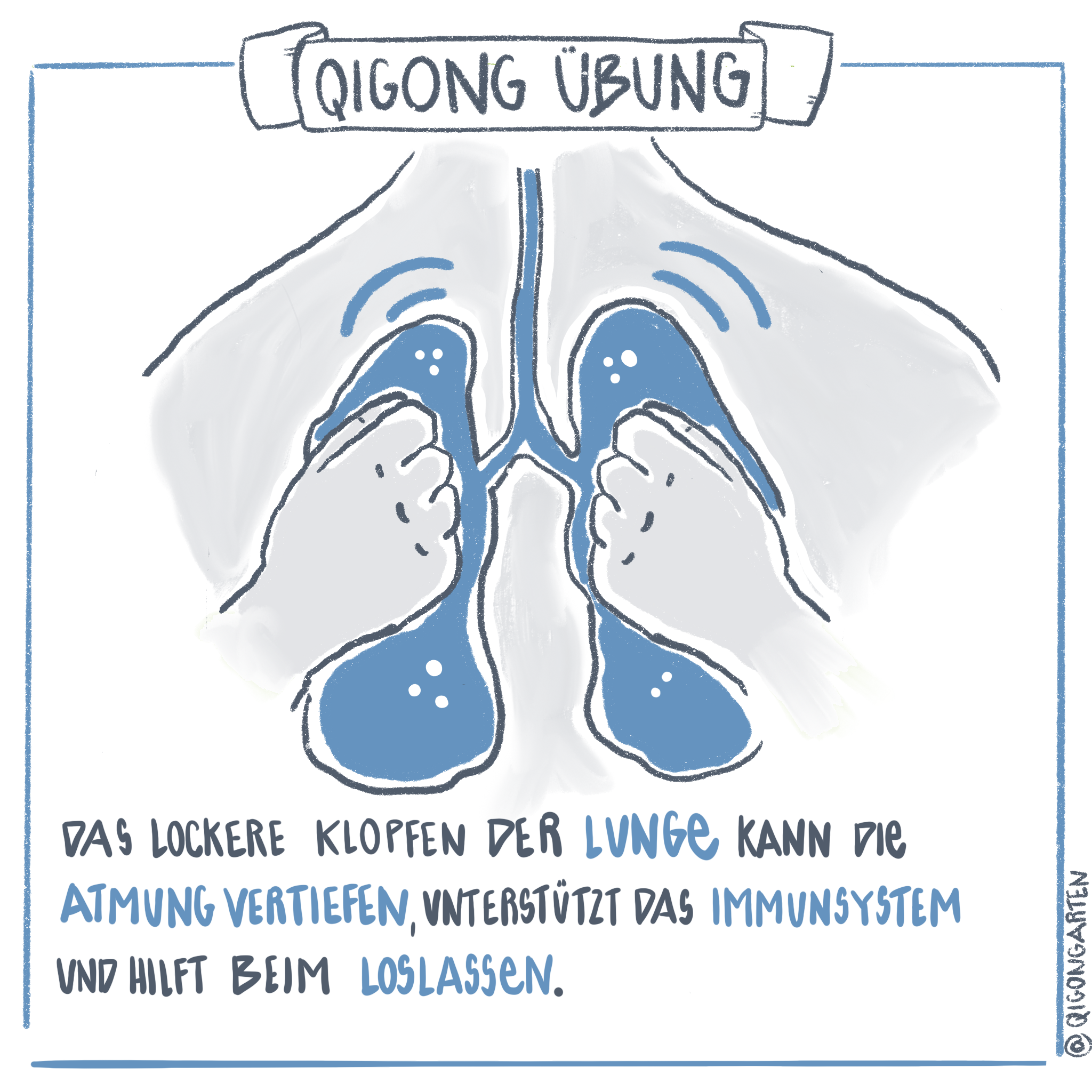 Lunge klopfen